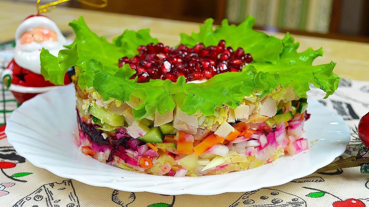 самый вкусный слоеный салат с фото