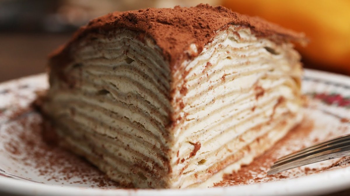 Блинный торт с сгущенкой рецепт с фото
