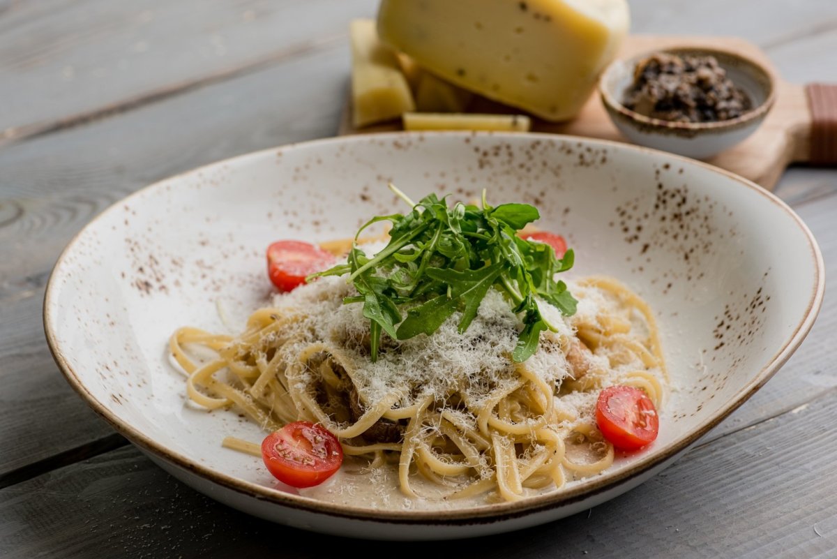 Спагетти с куриной грудкой