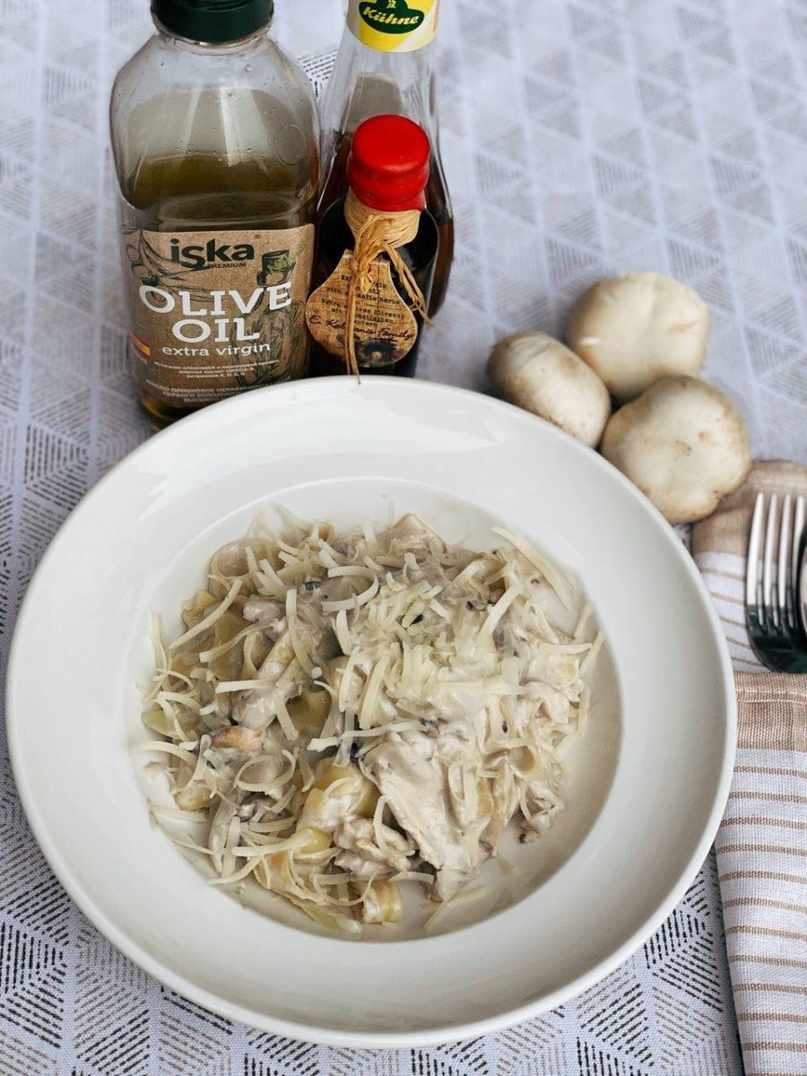 Фетучини в сливочном соусе