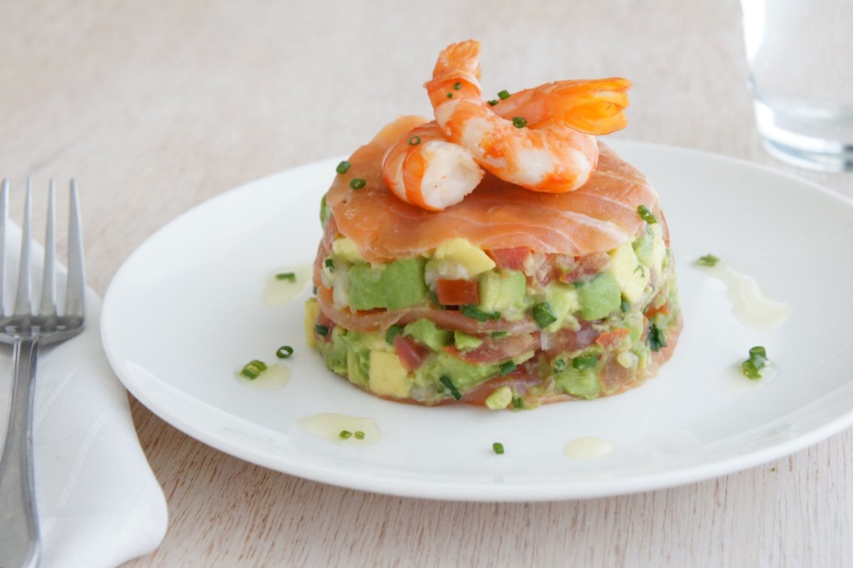 Завтрак с лососем