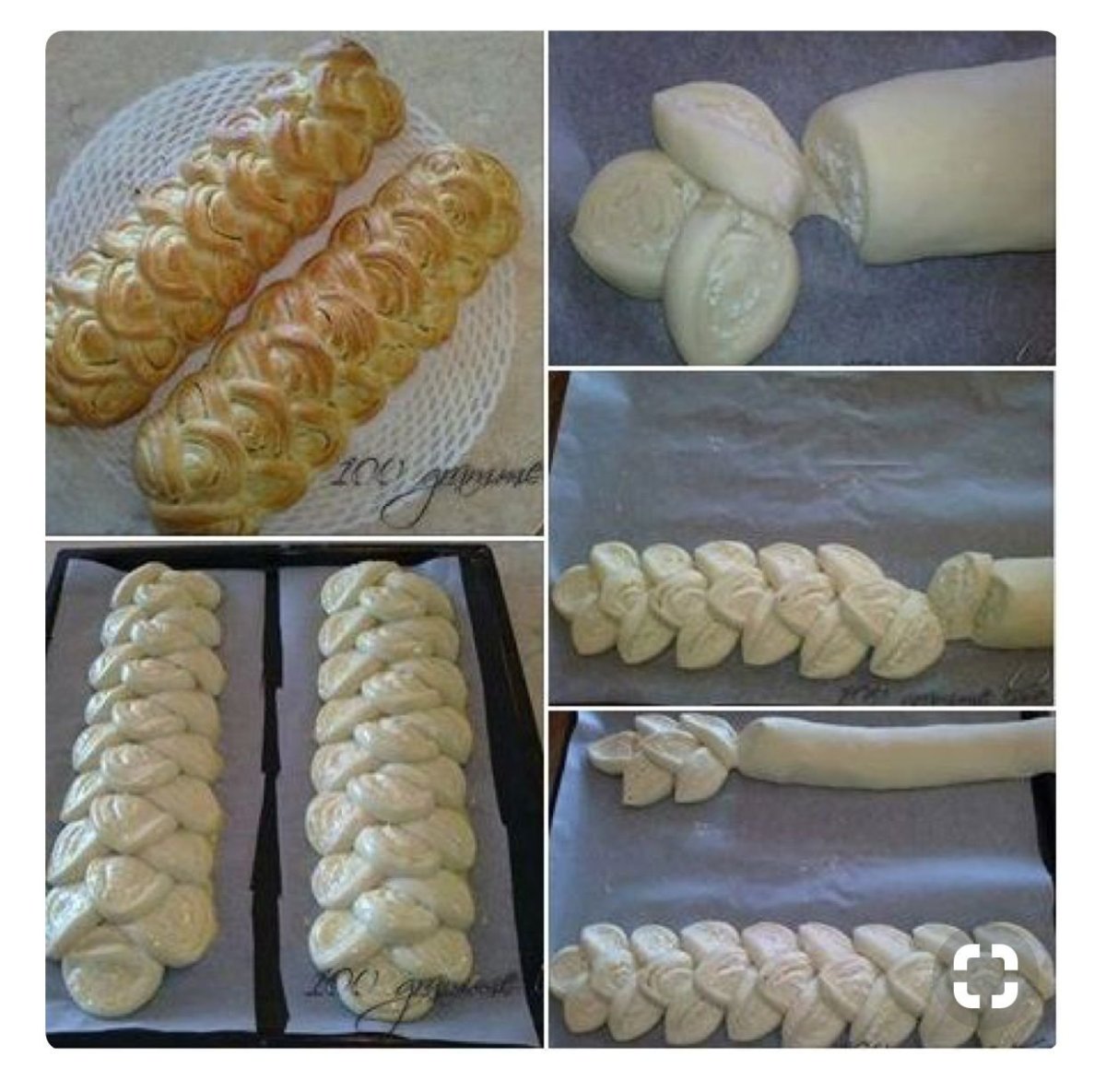 Красивая выпечка из дрожжевого теста