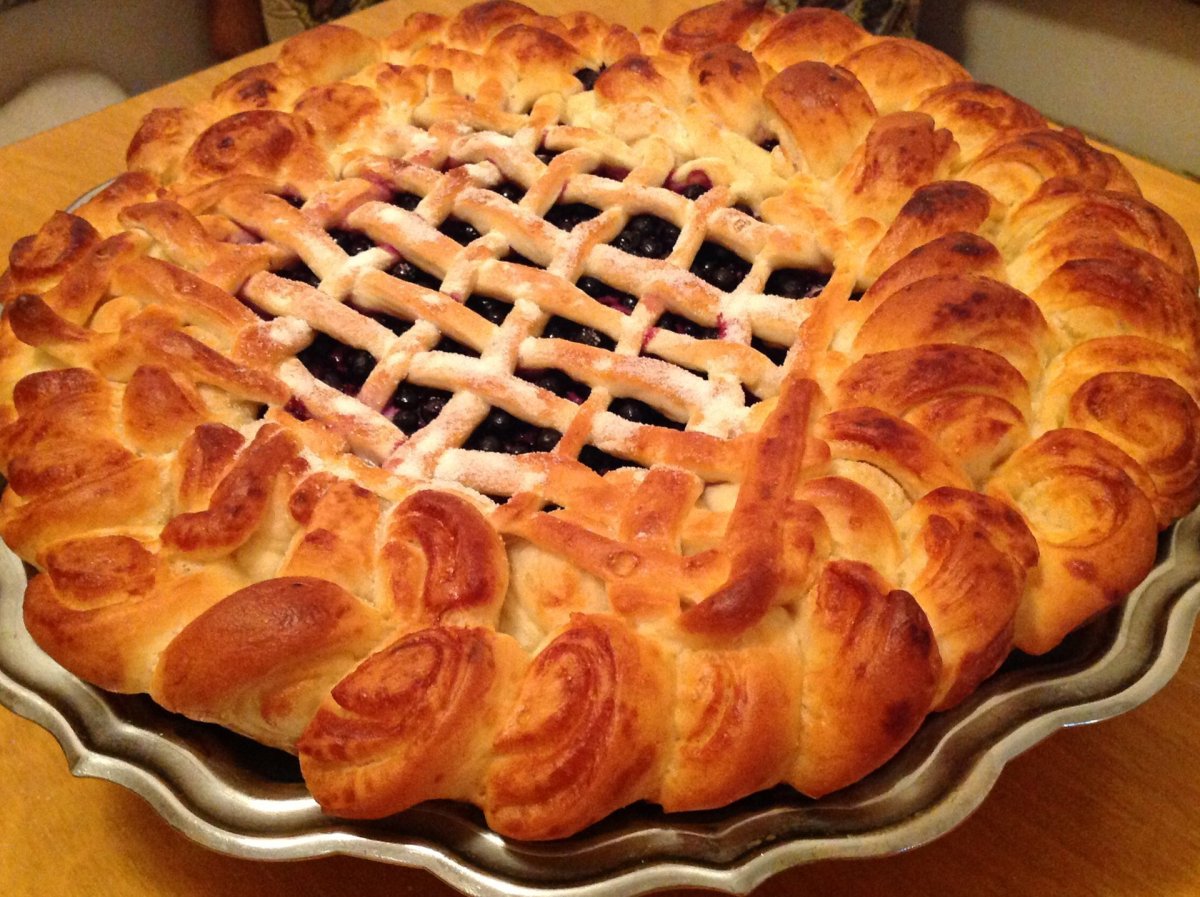 Красивые дрожжевые пироги