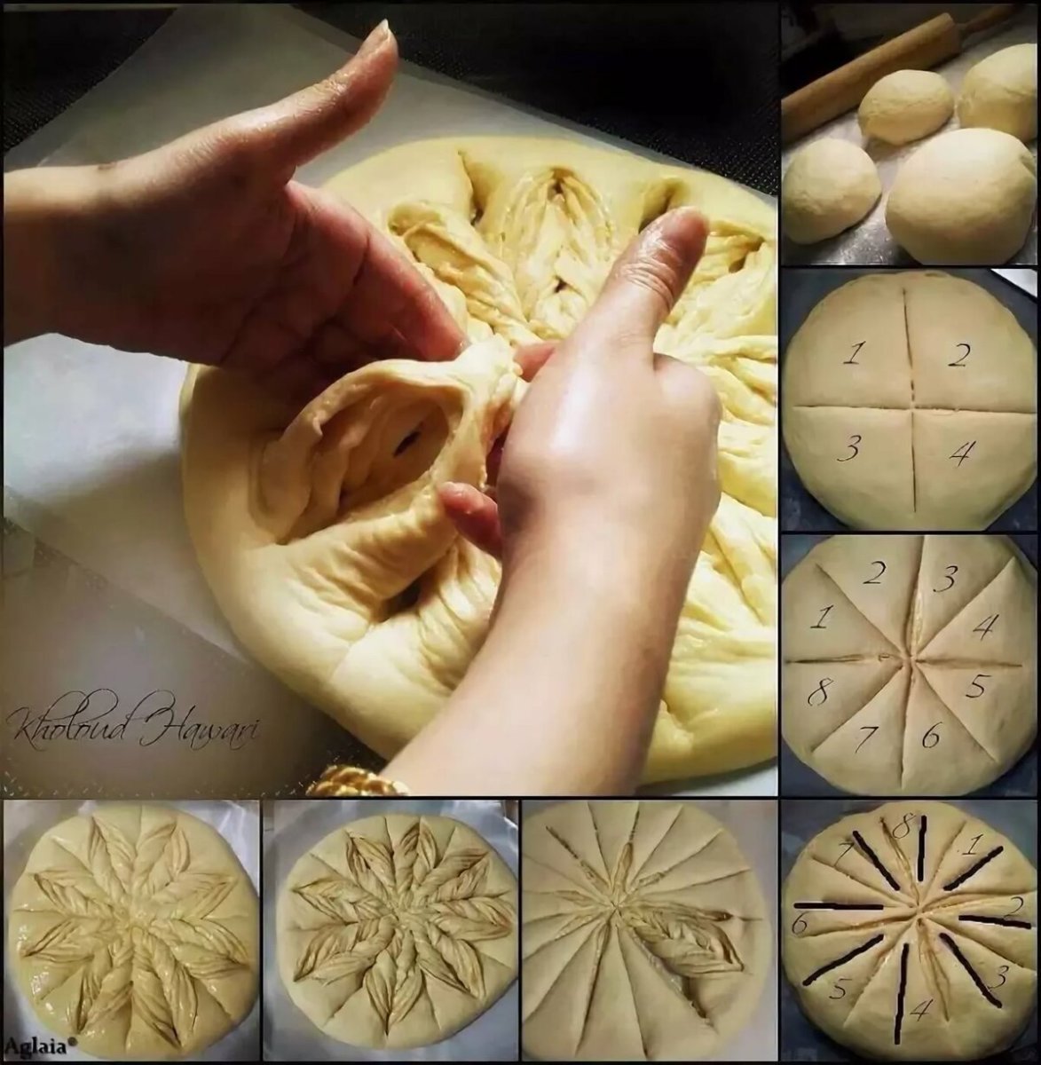 Украшение сдобных пирогов