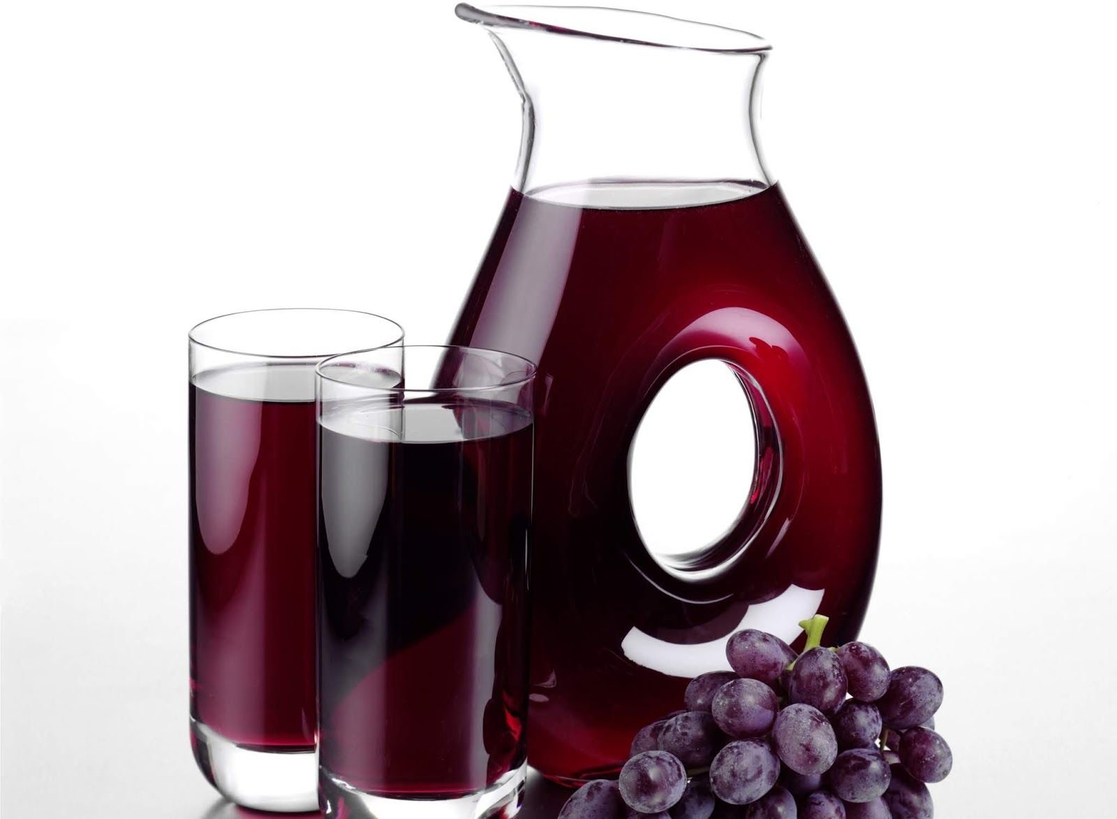 Виноградный сок на нитке
