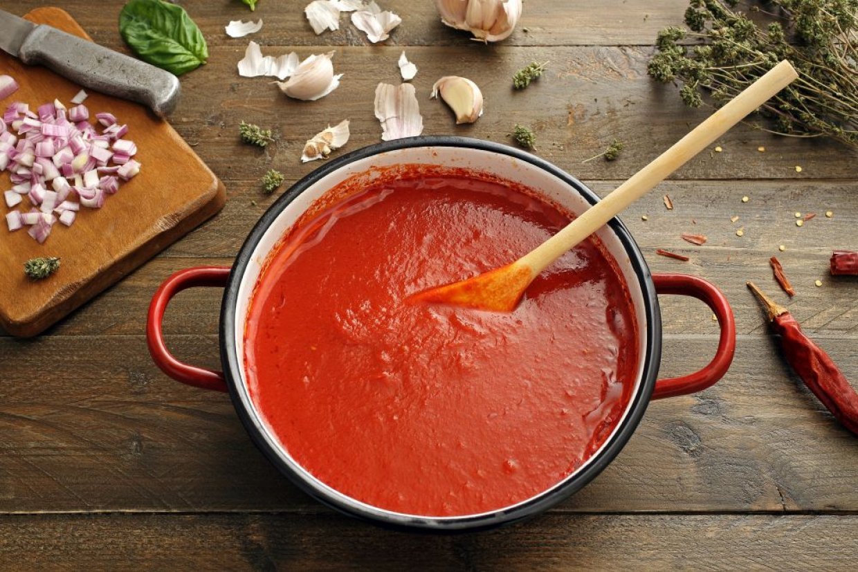 сливочно томатный соус для пиццы рецепт фото 84