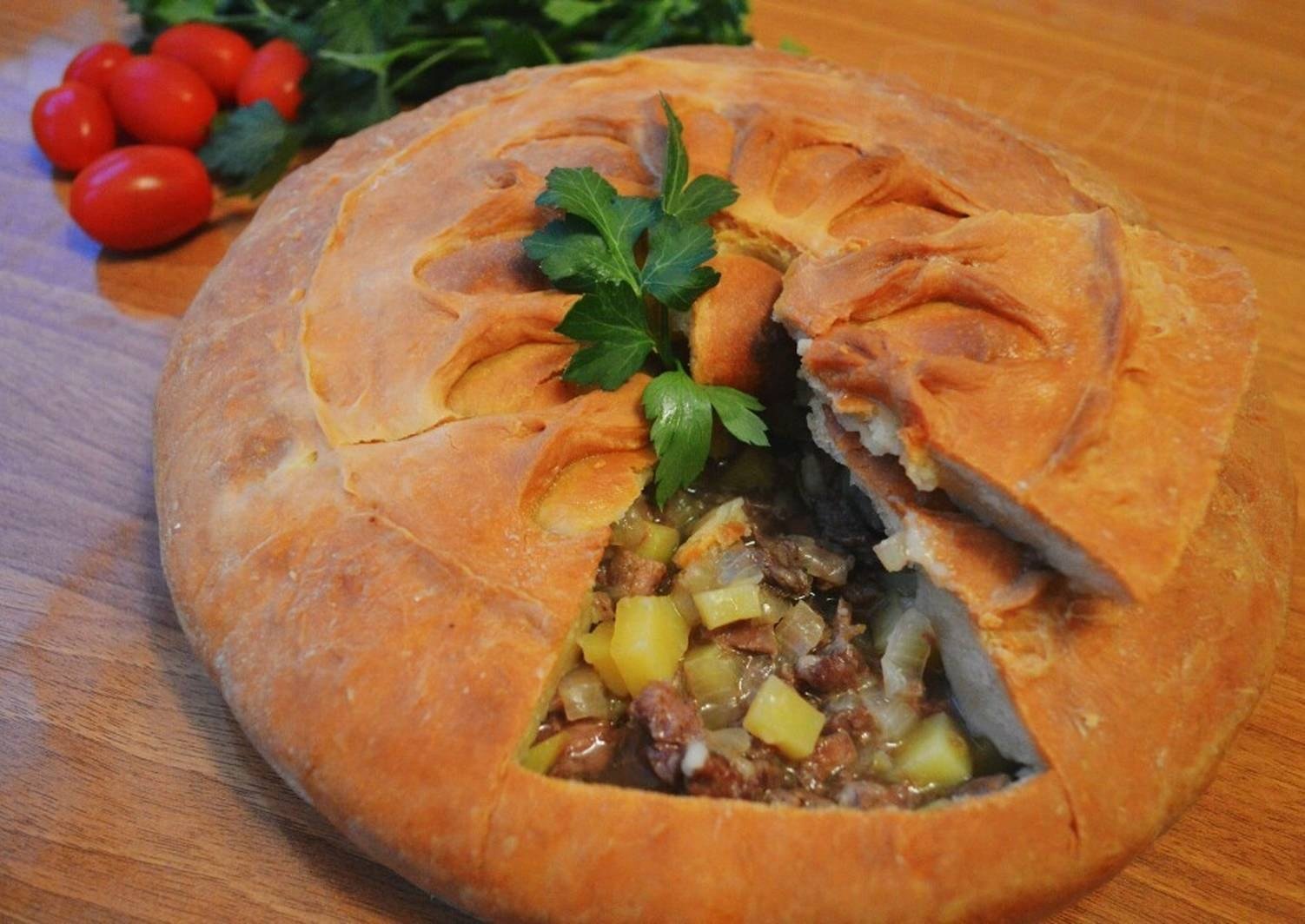 Рецепт бэлиш татарский с мясом и картошкой