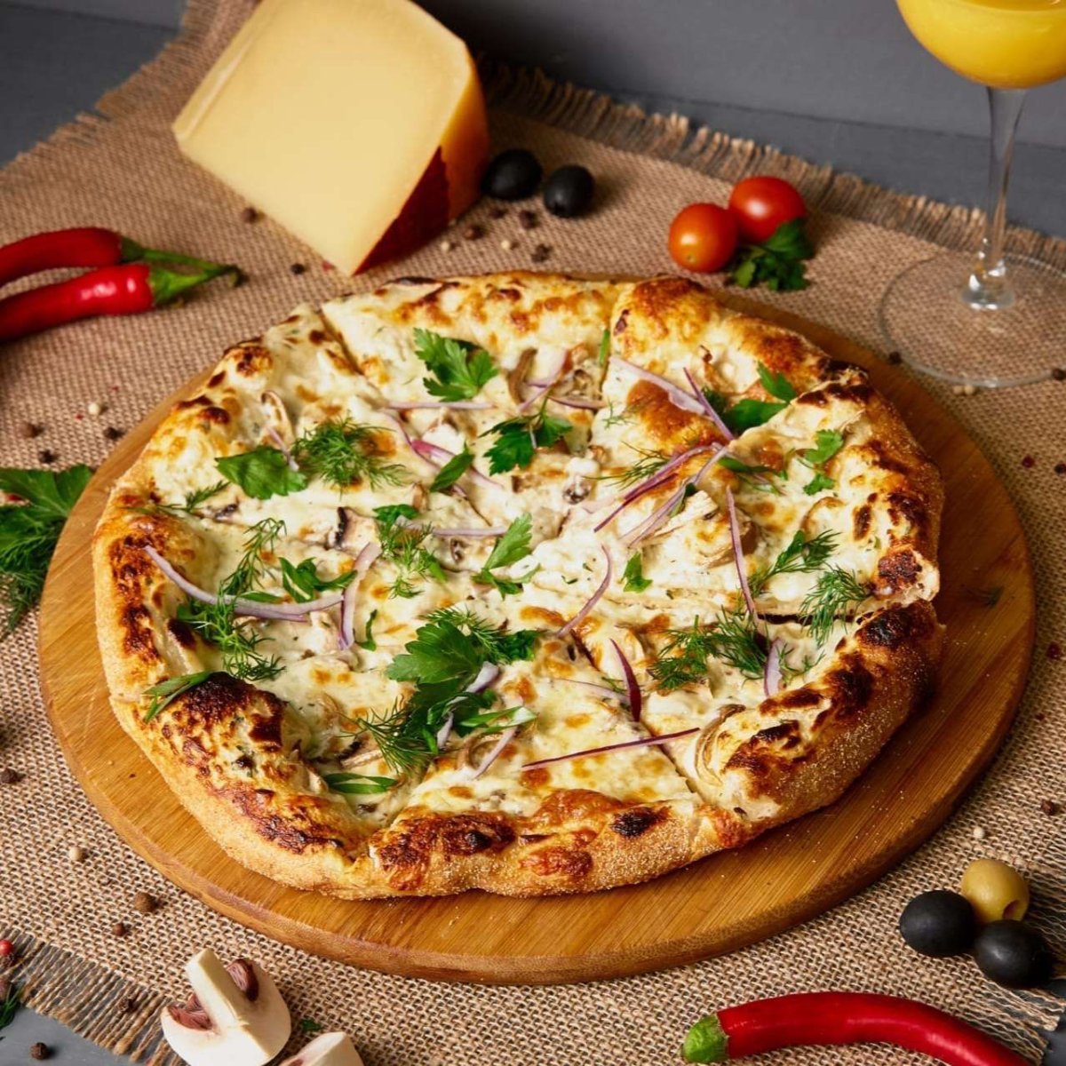 пицца грибная со сливочным соусом фото 118