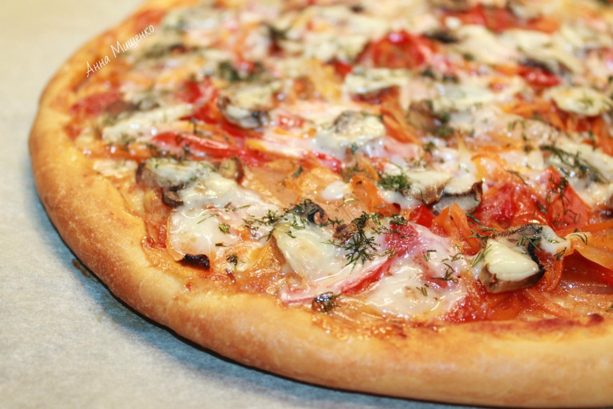 тесто и начинка для пиццы рецепты фото 104