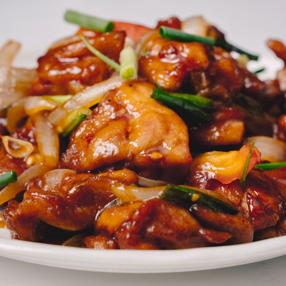 Азиатские блюда с курицей