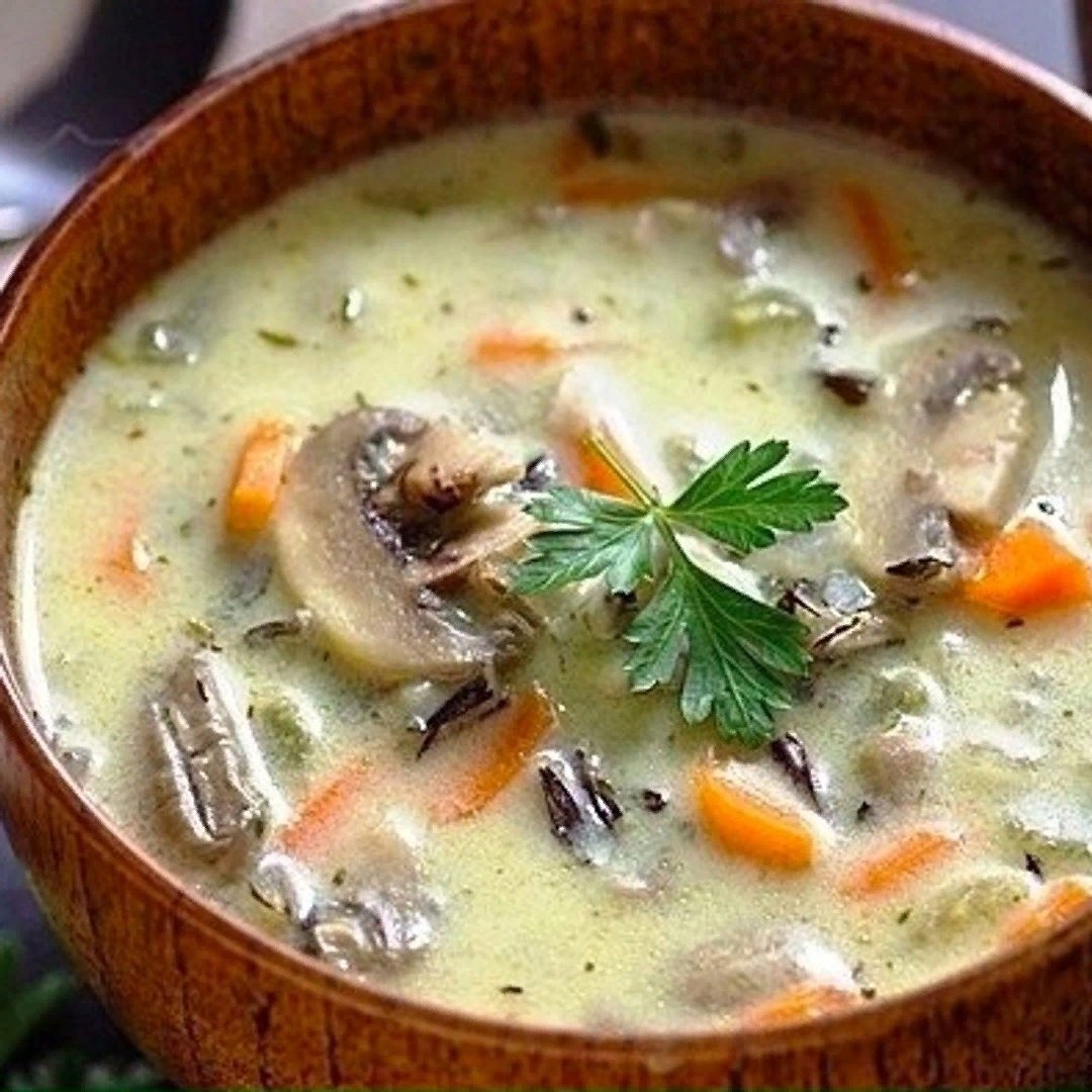 Суп с грибами шампиньонами и сливками
