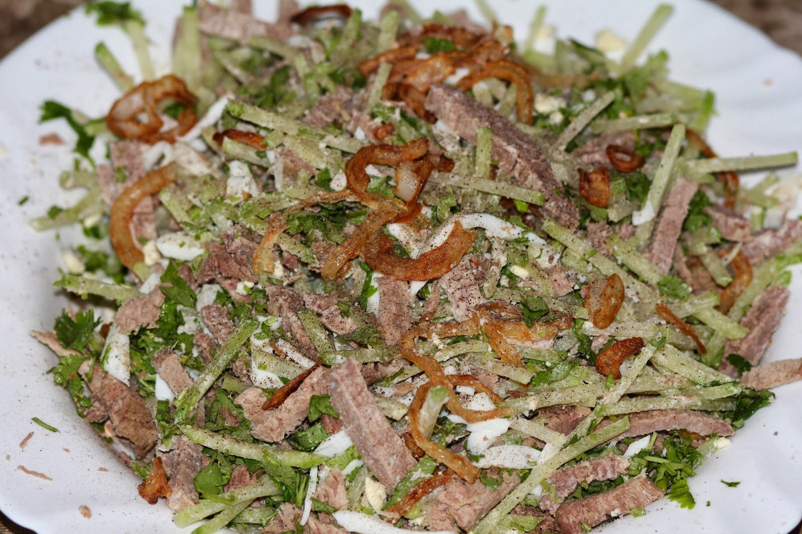 Салат с редькой рецепты ташкент