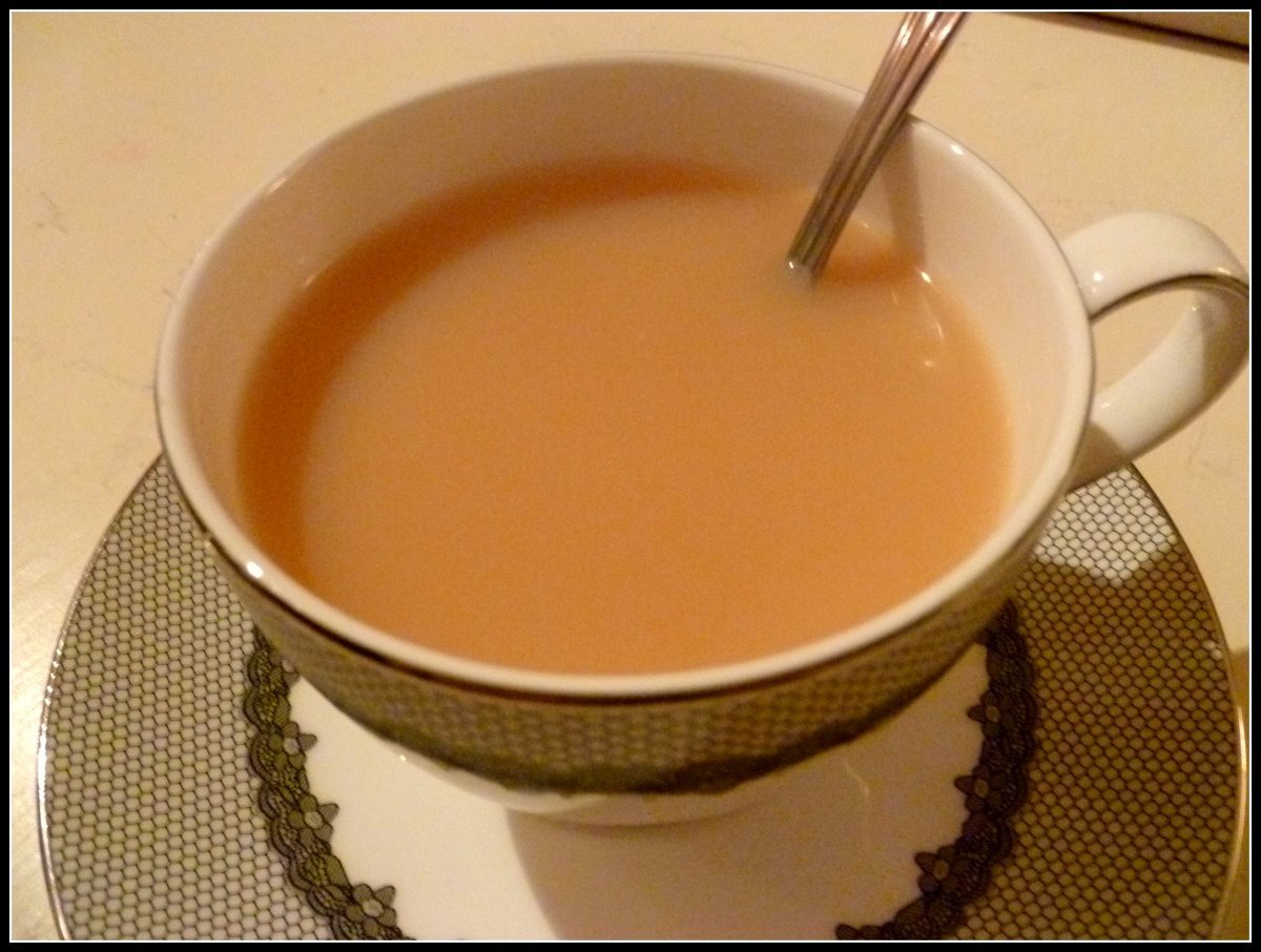 чай с молоком в пиале картинки