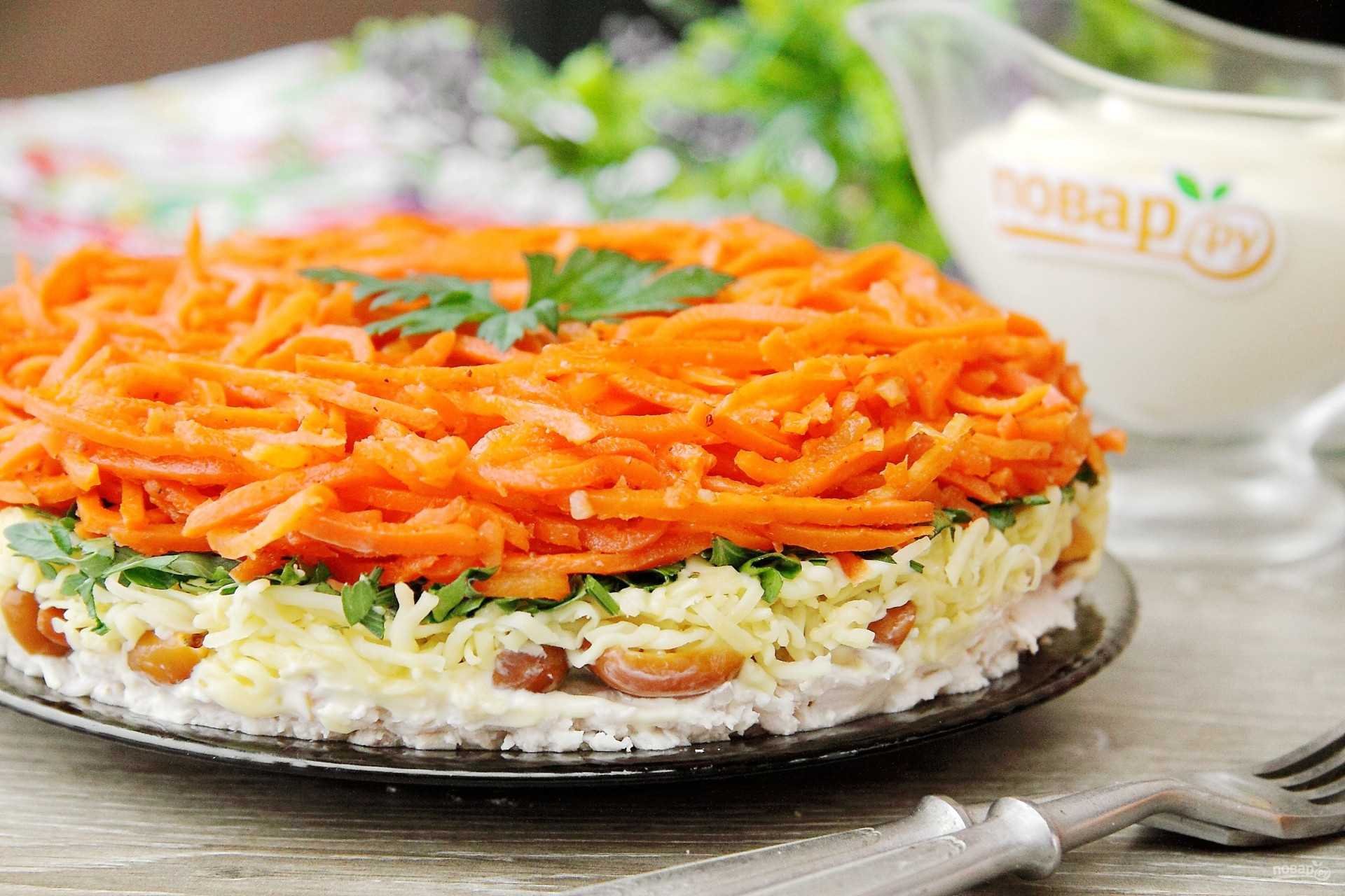 Салат курица морковь по корейски