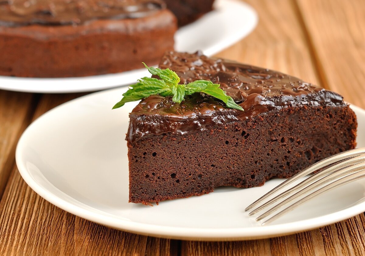 Шоколадный пирог с какао в духовке