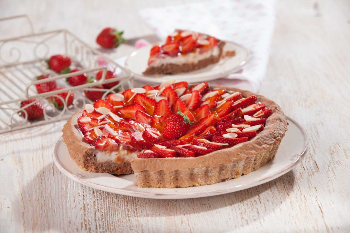 Пирог с клубникой