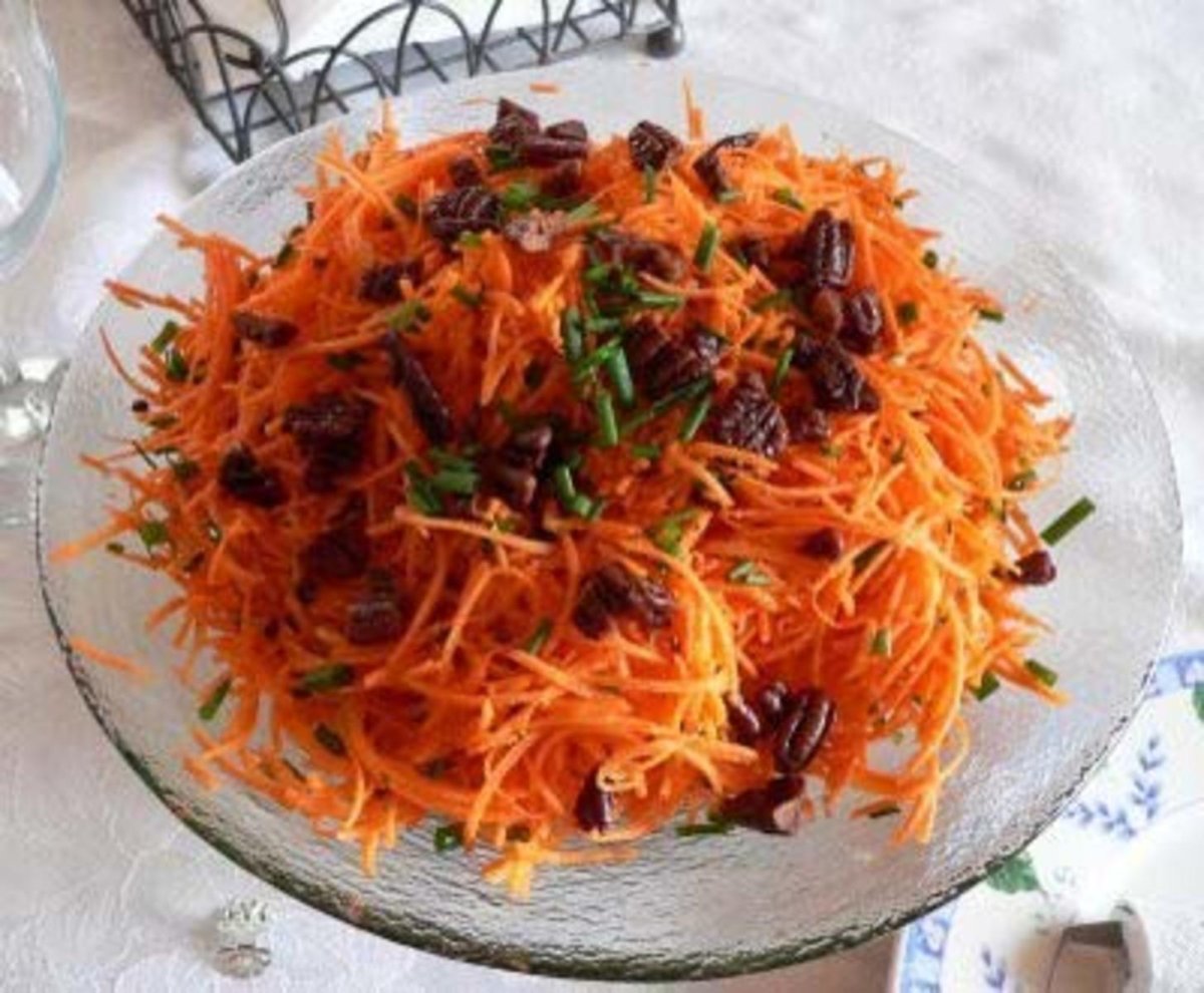 Салат еврейский с морковью