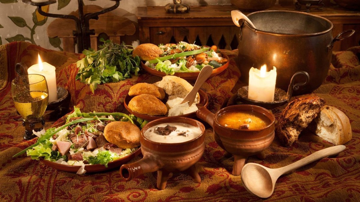 Блюда средневековья