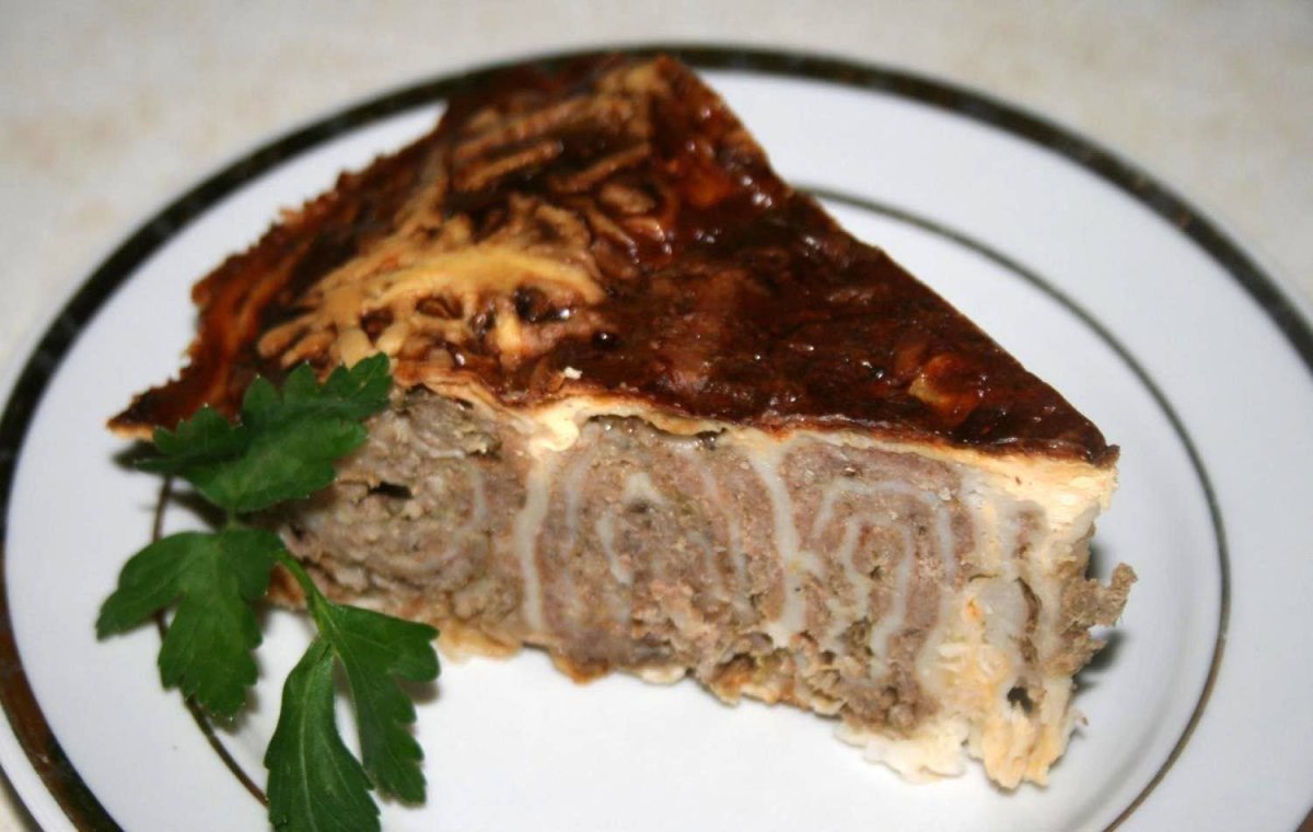 Армянский пирог с мясом