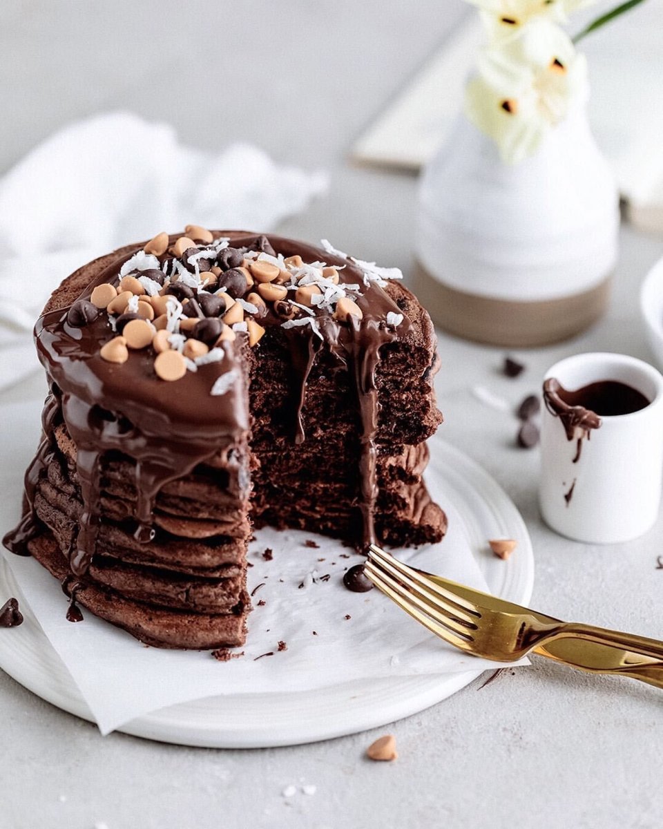 Торт блины шоколад