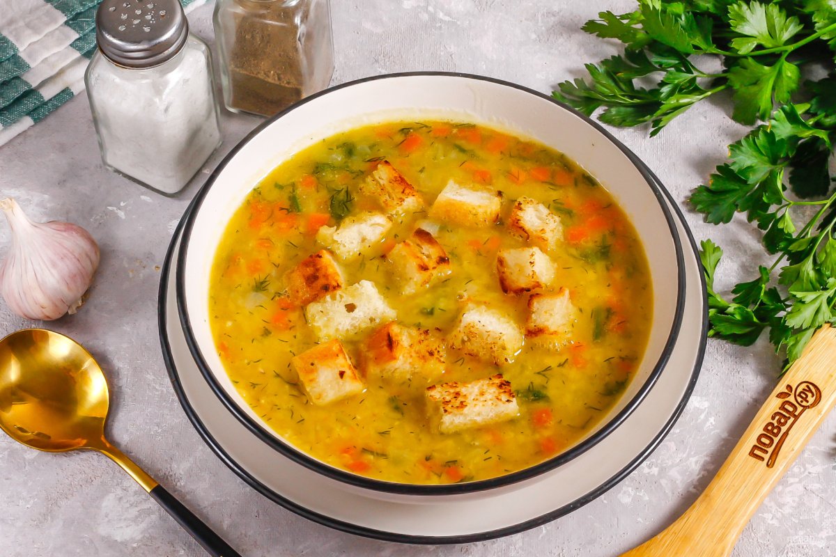 Чечевичный суп без картошки