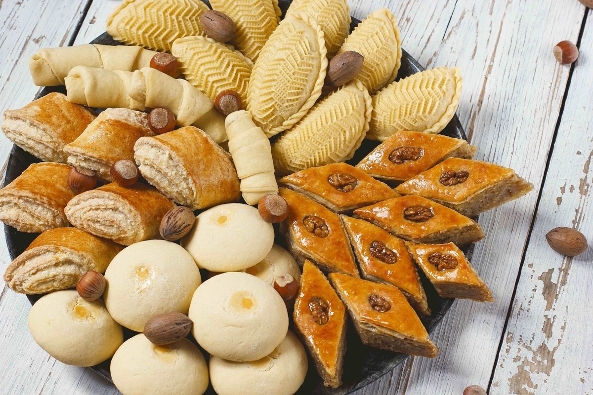 Азербайджанские сладкие выпечки